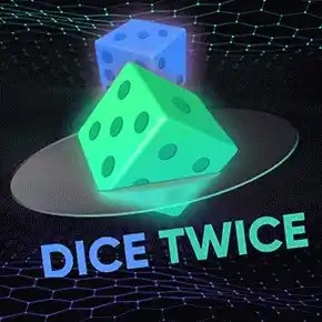 Dice Twice online game logo by Turbo Games on spins-ofglory.de