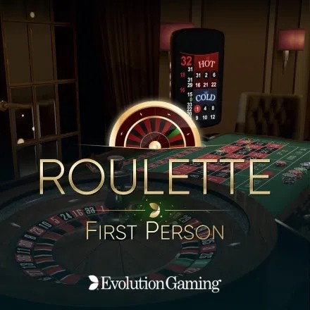 First Person Roulette logo by Evolution SpinsofGlory Casino