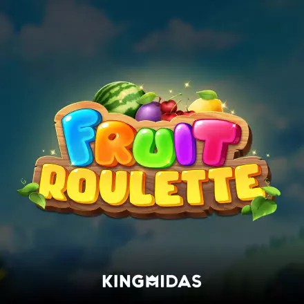 Fruit Roulette slot logo by King Midas at SpinsofGlory Casino