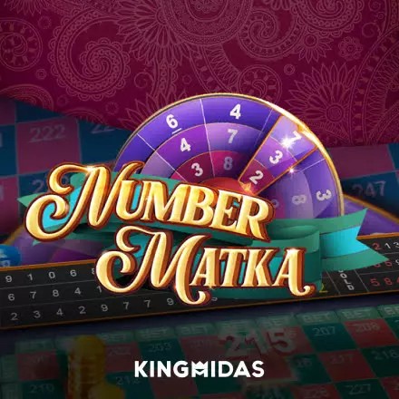 NumberMatka game by King Midas – logo hosted on SpinsofGlory Casino