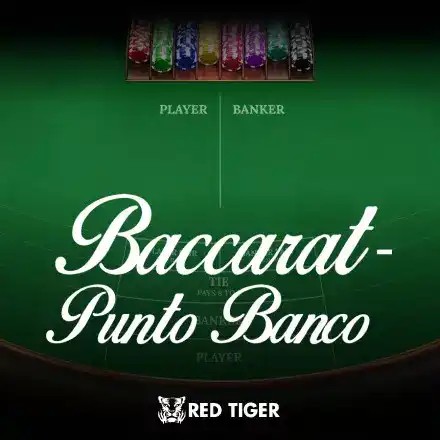 Table Games logo of Punto Banco from Red Tiger Gaming at SpinsofGlory Casino