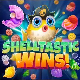 Shelltastic Wins logo by Jili Games SpinsofGlory Casino